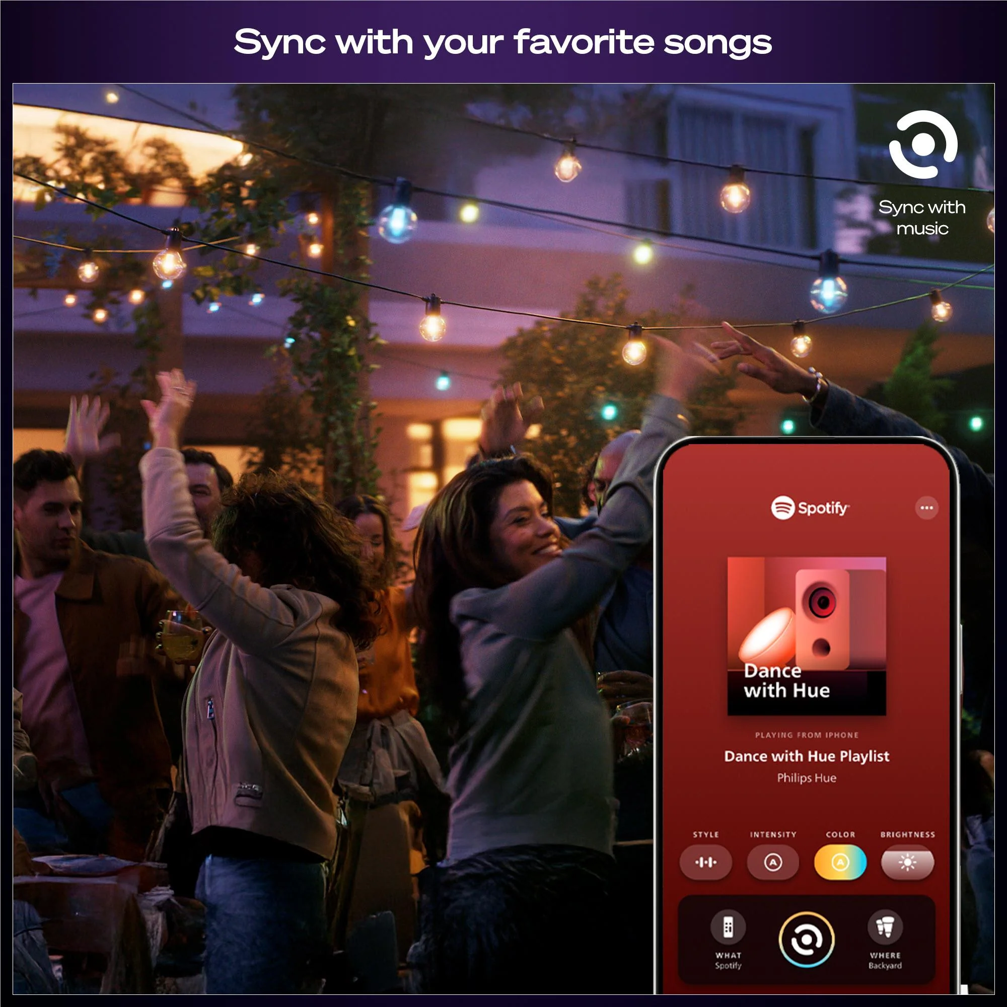 Philips Hue Festavia Hue 20 Bulb Globe String Lights (14m) - Image 8