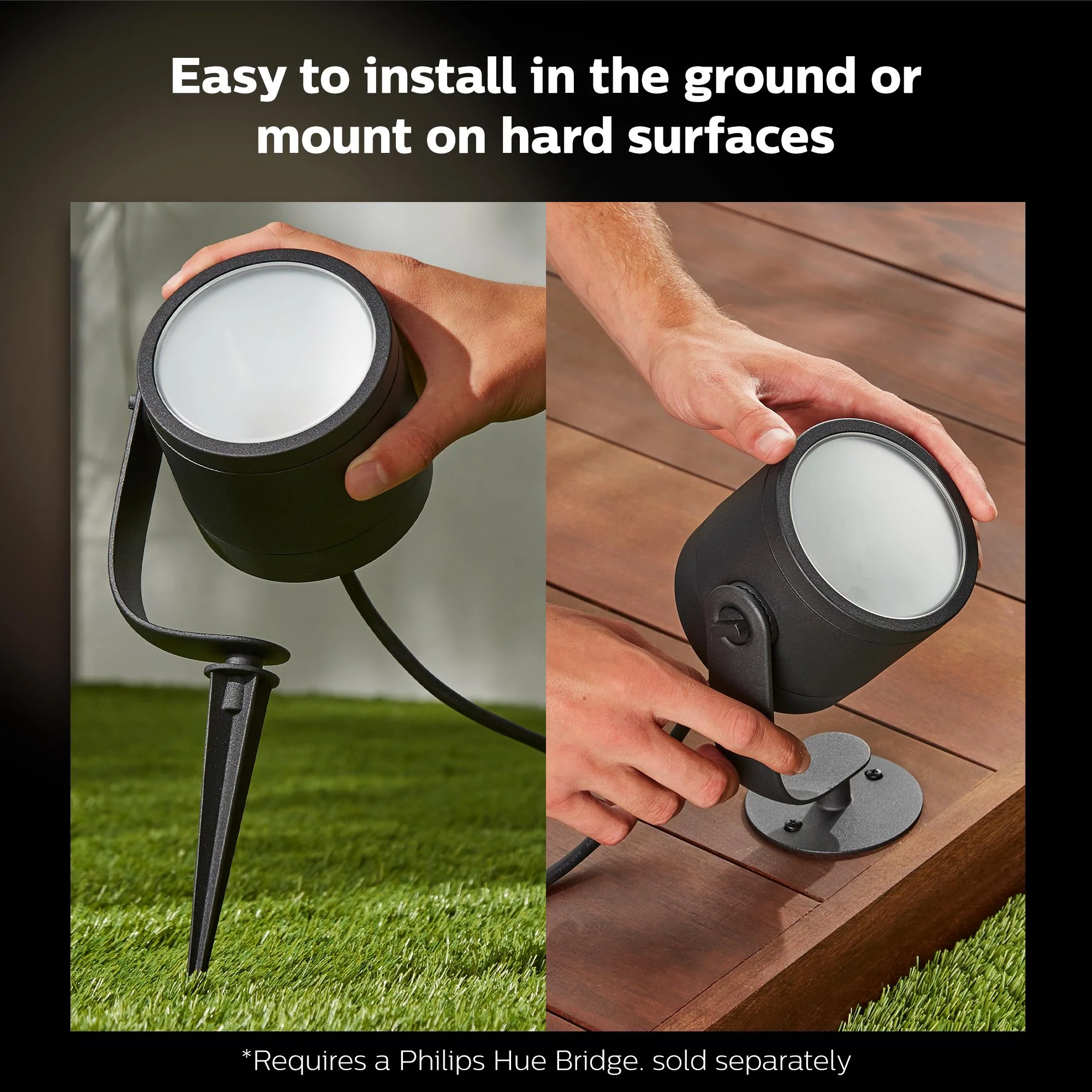 Philips Hue Outdoor Lily XL Spot Light Extension - Image 9