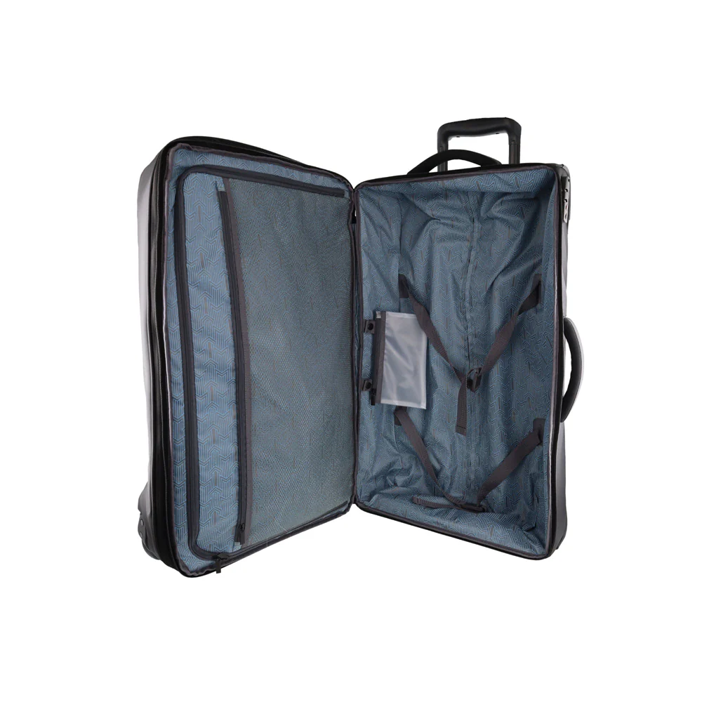 Pierre Cardin 4 Wheel Large Soft-Shell Travel Trolley Case Luggage 72cm Black - Image 3