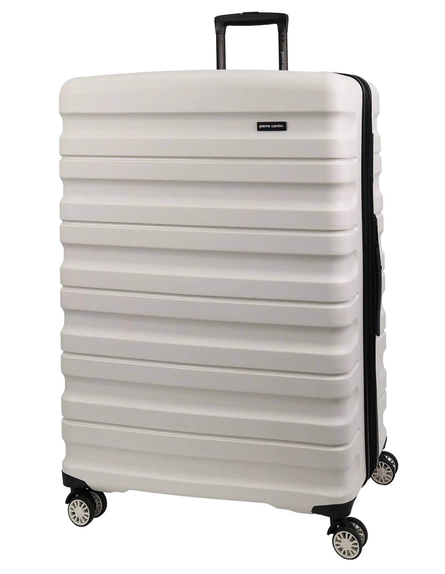 Pierre Cardin 4 Wheel Medium Hard-Shell Suitcase Travel Luggage 70cm Snow