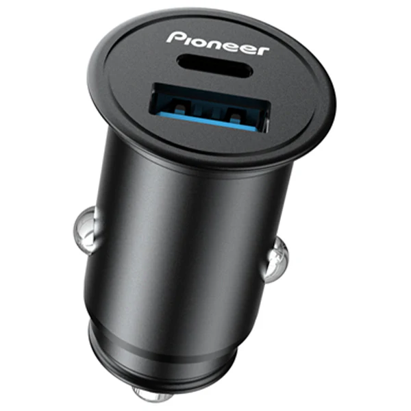 Pioneer USB Car Charger 12V/24V 18W/20W - Fast Charging Car Adapter