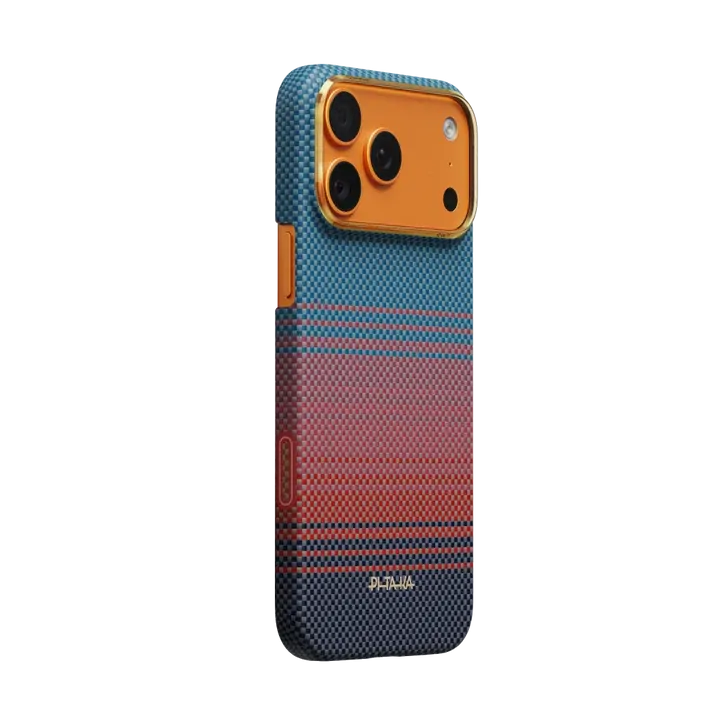 PITAKA Aramid Fibre Sunset2.0-California Dream 03 Edge Case for iPhone 17 Pro Max