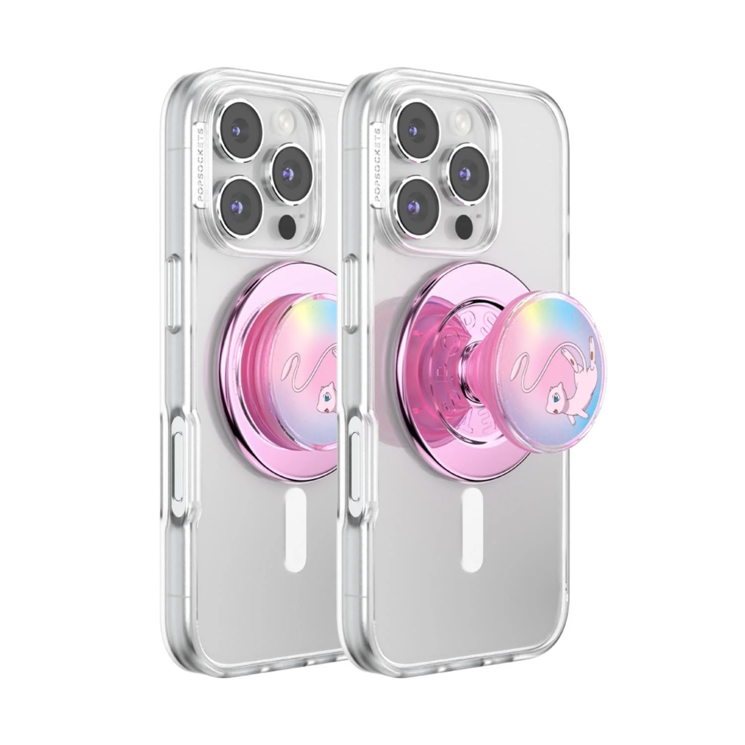 Pokemon X PopSockets PopGrip MagSafe Phone Grip/Stand with Swappable Top (Backspin Mew) - Image 3