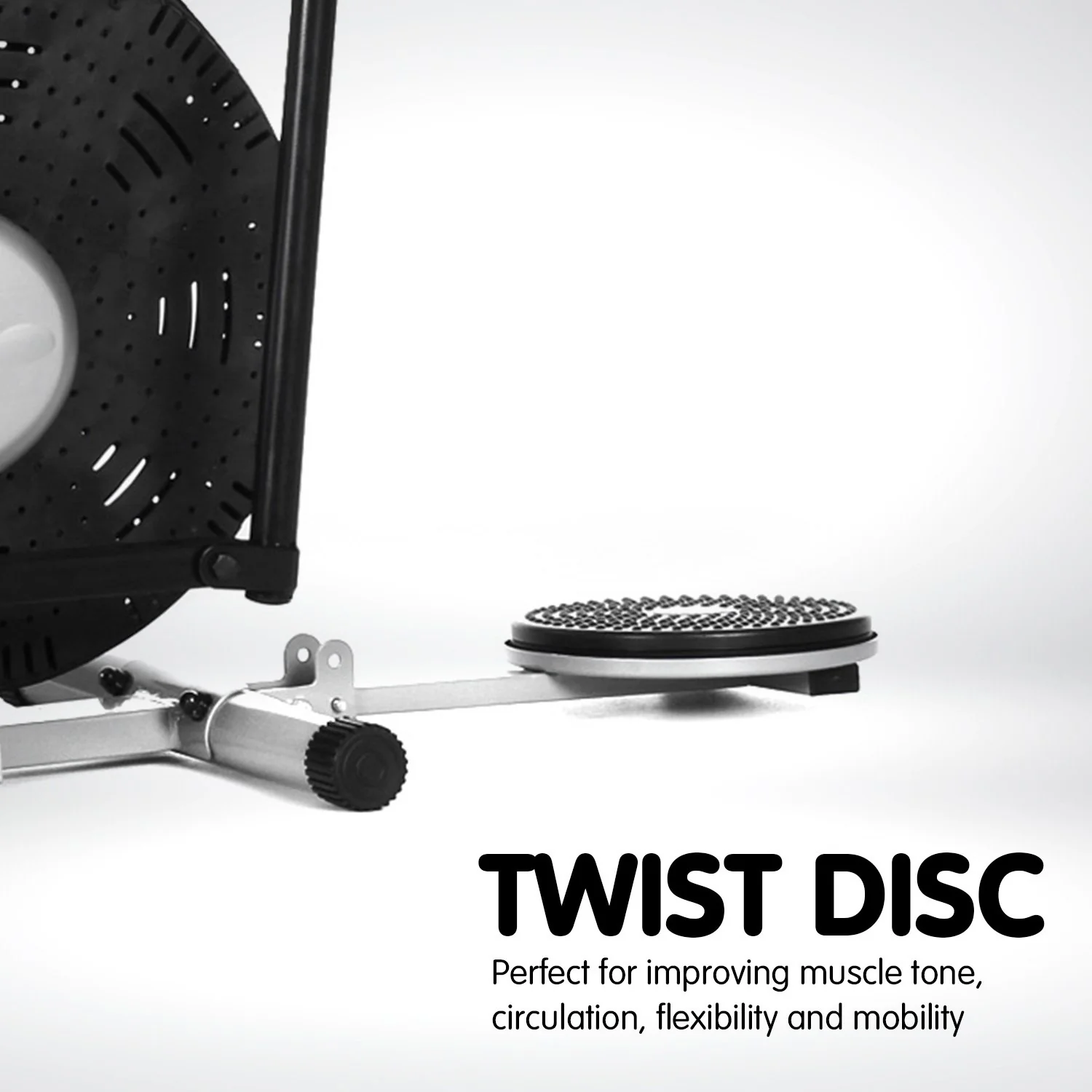 Powertrain 6-in-1 Elliptical Cross Trainer Bike with Weights and Twist Disc - Image 3