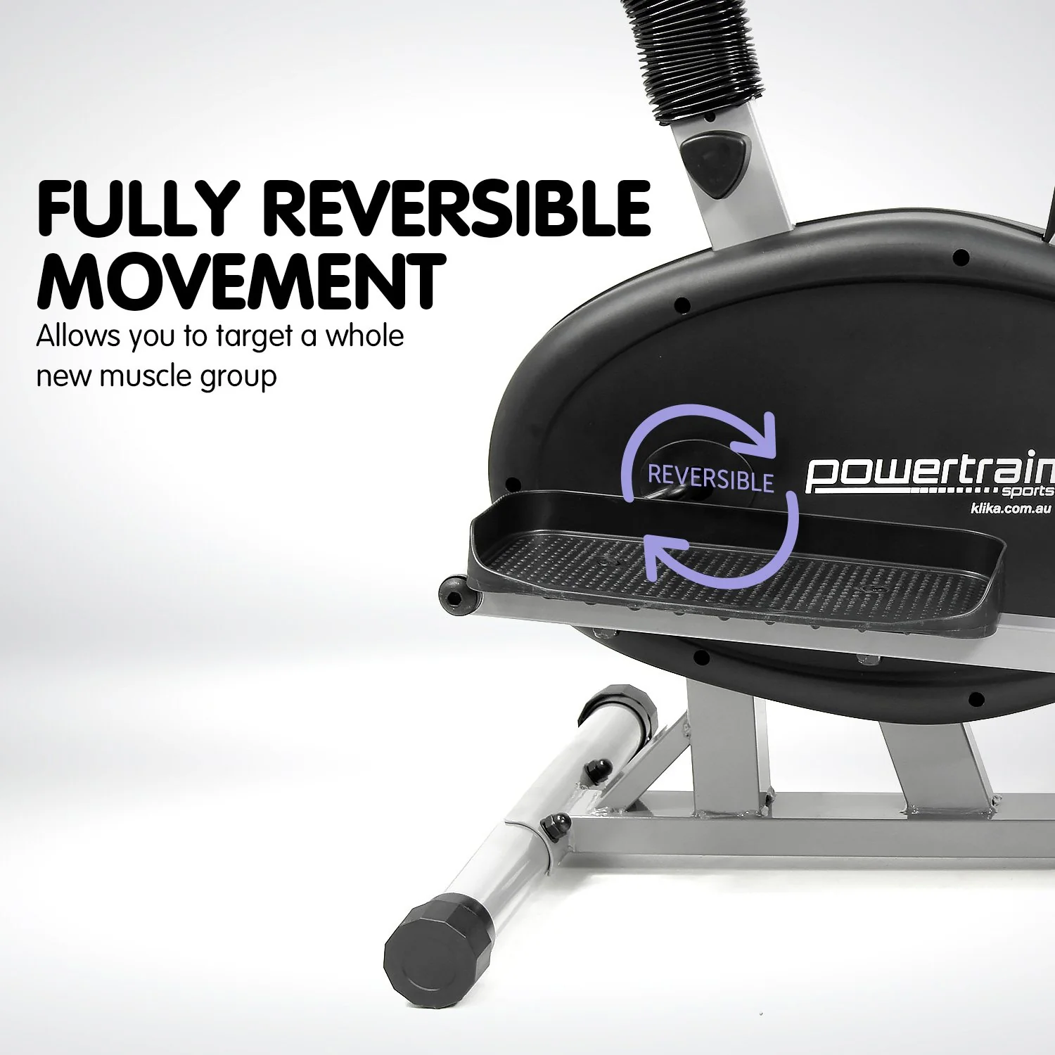 Powertrain 6-in-1 Elliptical Cross Trainer Bike with Weights and Twist Disc - Image 6