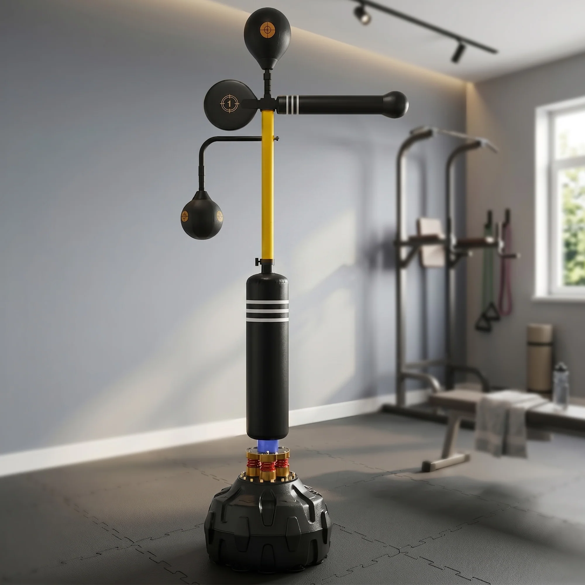 Powertrain Freestanding Boxing Trainer 5 in 1 Reflex Training System - Image 8