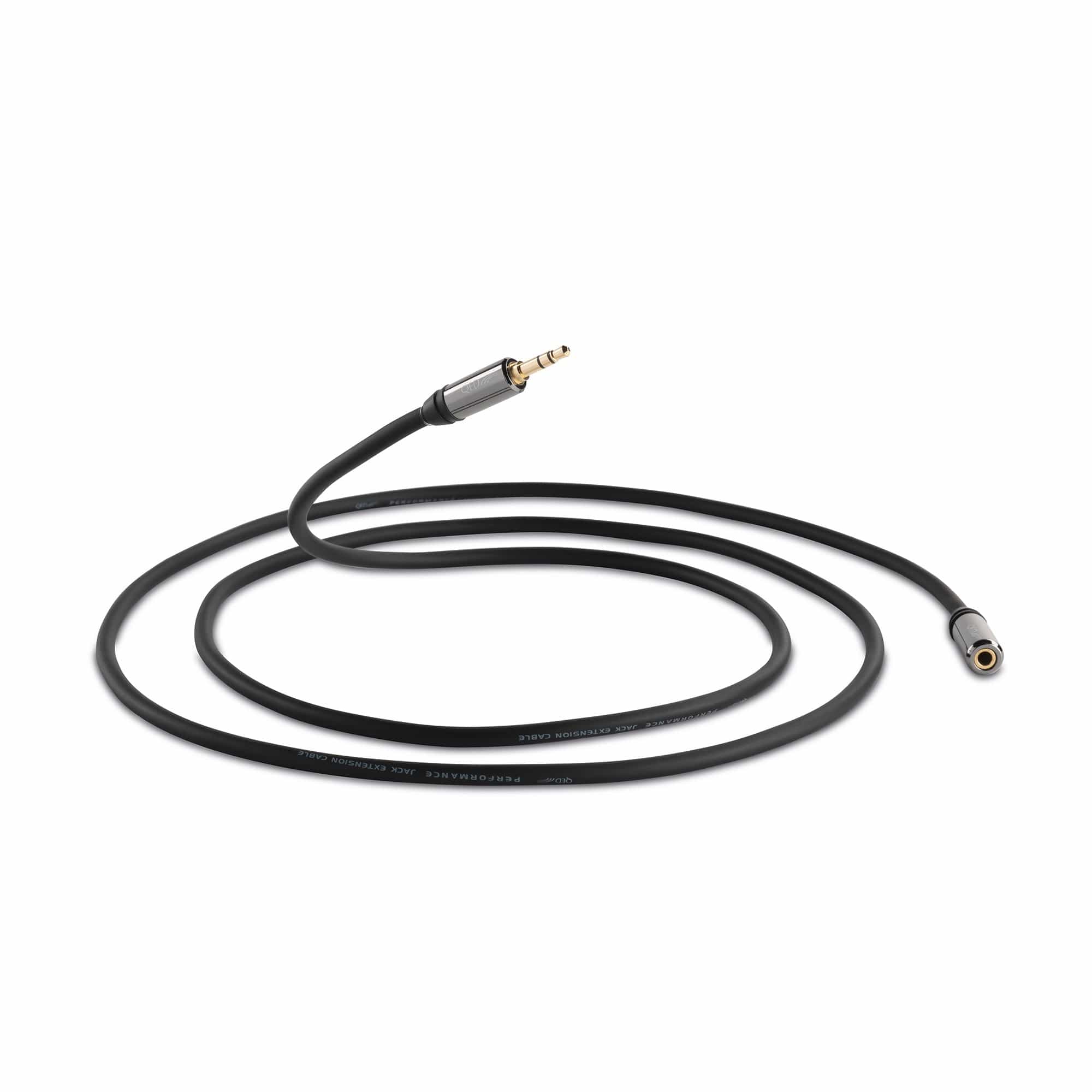 QED Performance Headphone Extension Cable F/3.5mm to M/3.5mm 3.0M