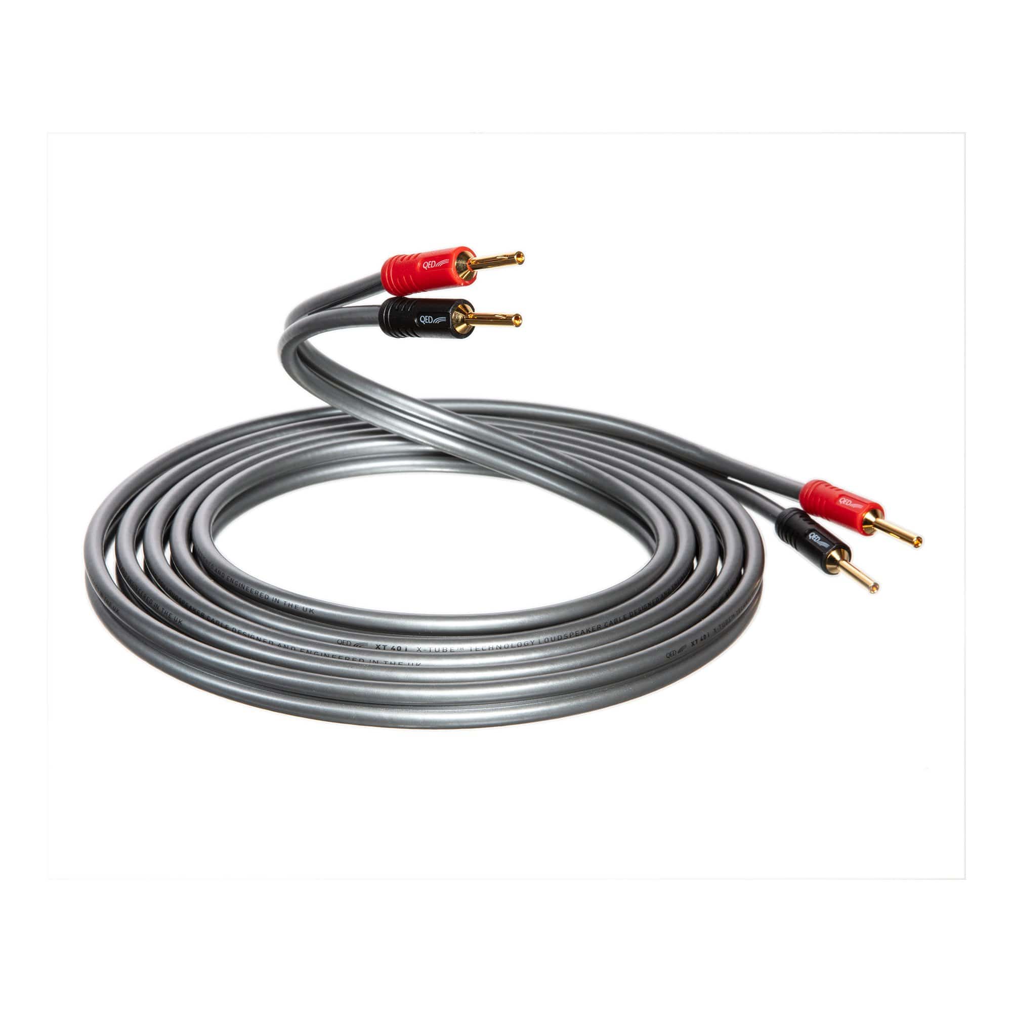 QED XT40i Speaker Cable Banana to Banana 5.0M