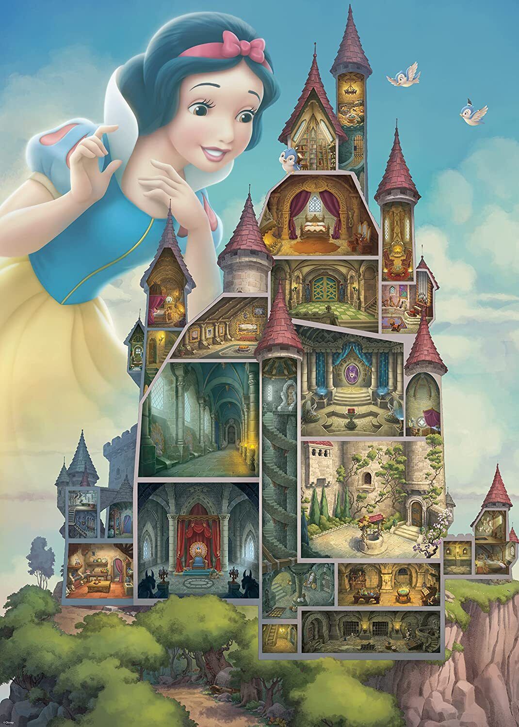 Ravensburger 1000pc Disney Castle Snow White Puzzle - Image 2