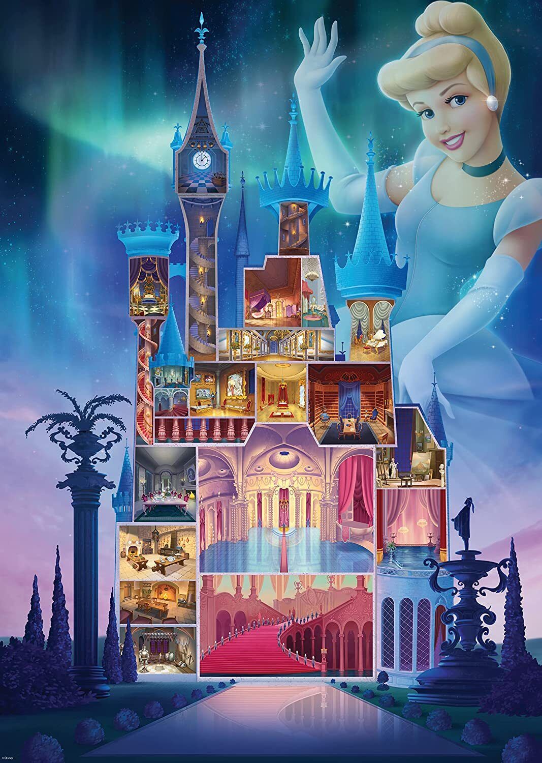 Ravensburger 1000pc Disney Castles: Cinderella Puzzle - Image 2