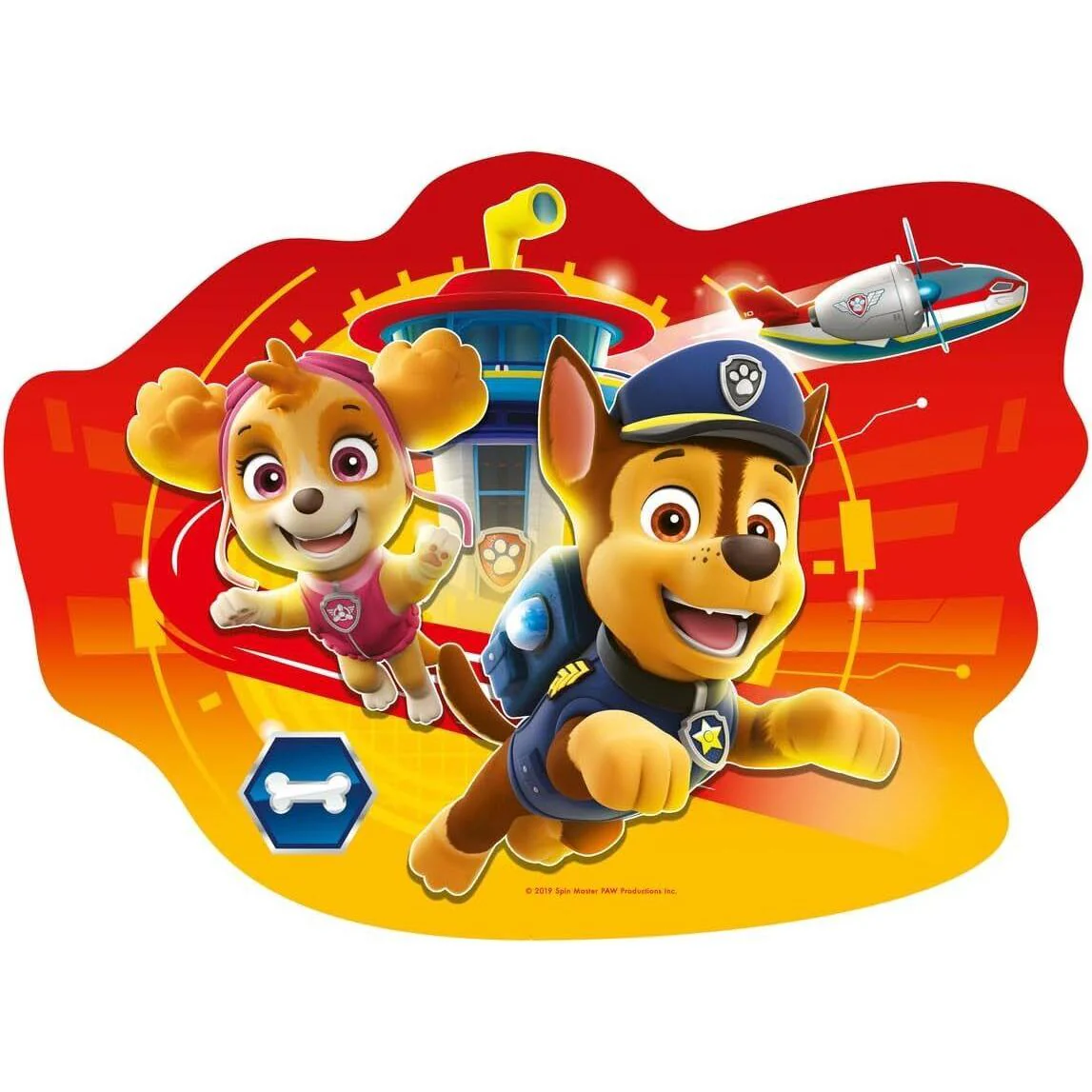Ravensburger 24-Pieces Paw Patrol Pups Away Shaped Giant Floor Puzzle - Image 2