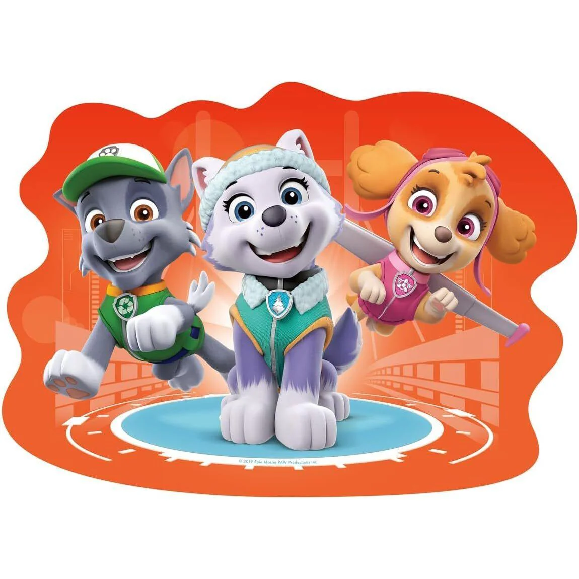 Ravensburger 24-Pieces Paw Patrol Pups Away Shaped Giant Floor Puzzle - Image 4