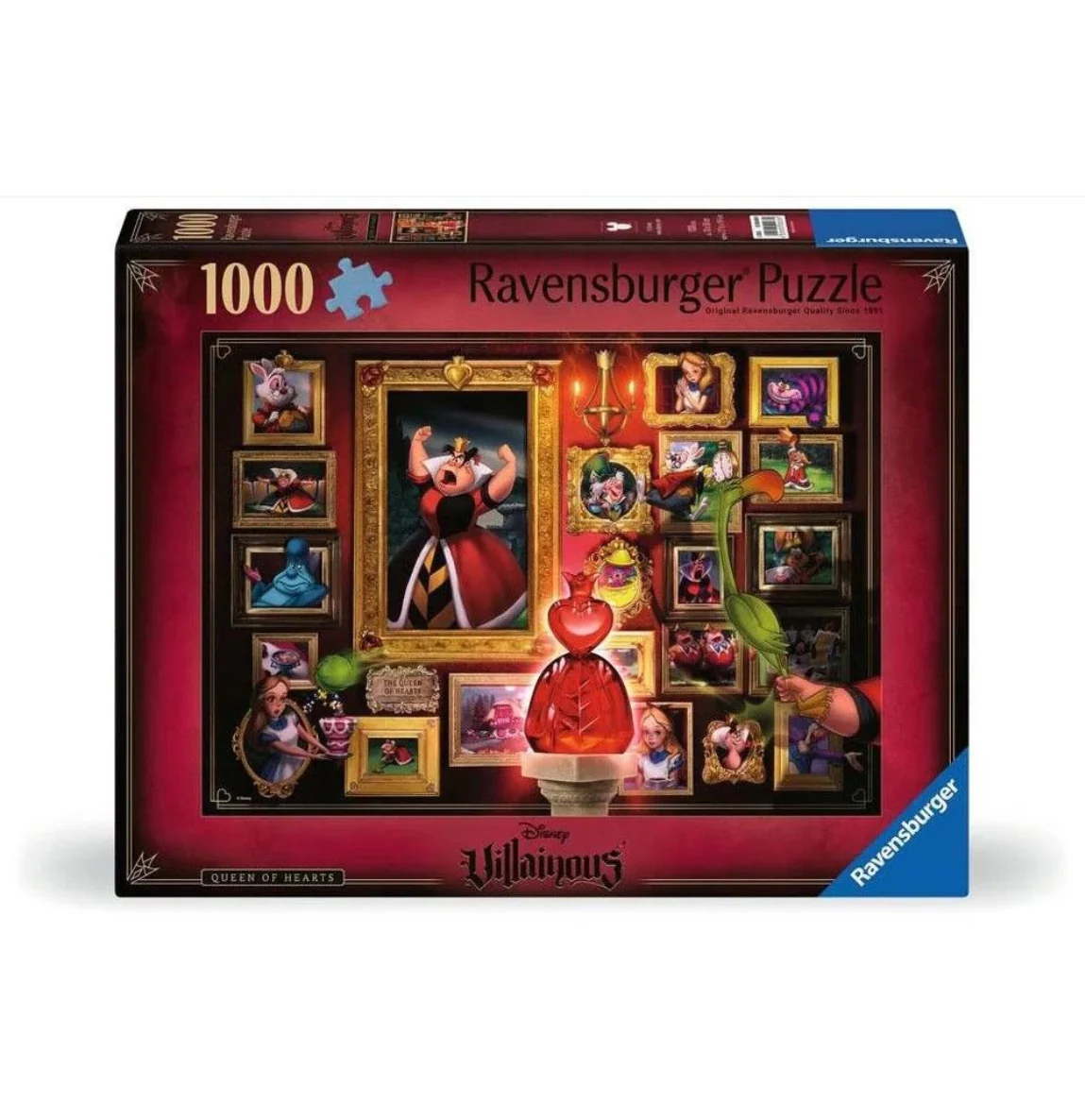 Ravensburger Puzzle 1000pc - Disney Villainous Queen of Hearts