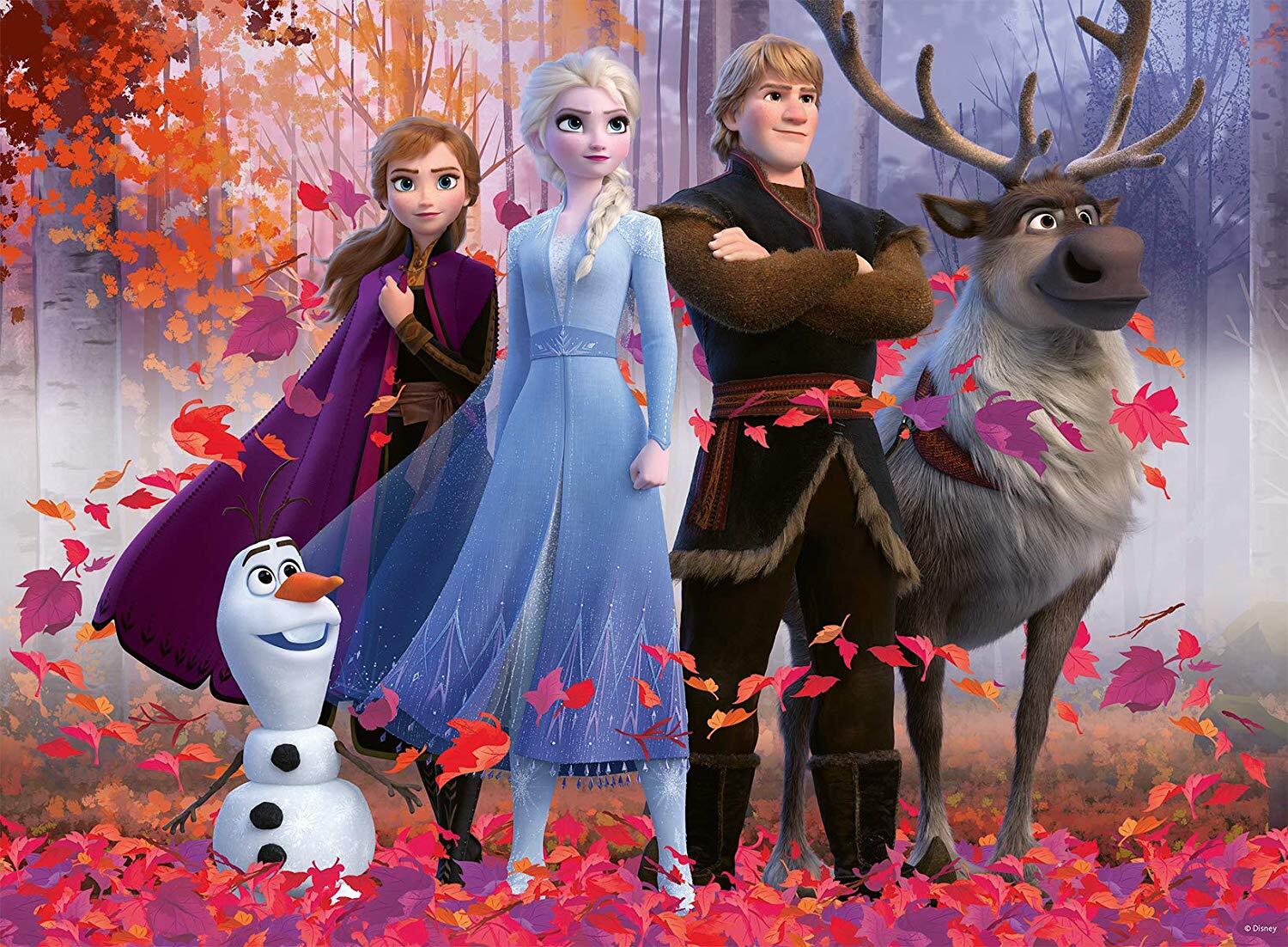 Ravensburger Puzzle 100pc XXL - Disney Frozen 2 - Magic of the Forest - Image 2