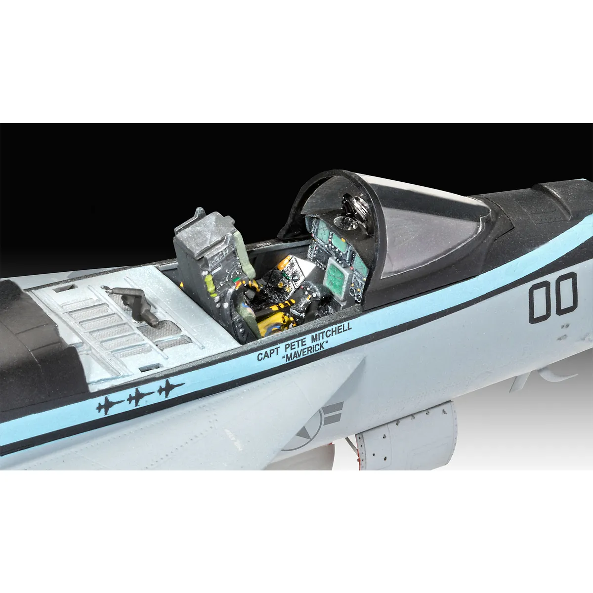 Revell 1/48 F/A-18E Super Hornet ‘Top Gun: Maverick’ Scaled Plastic Model Kit - Image 4