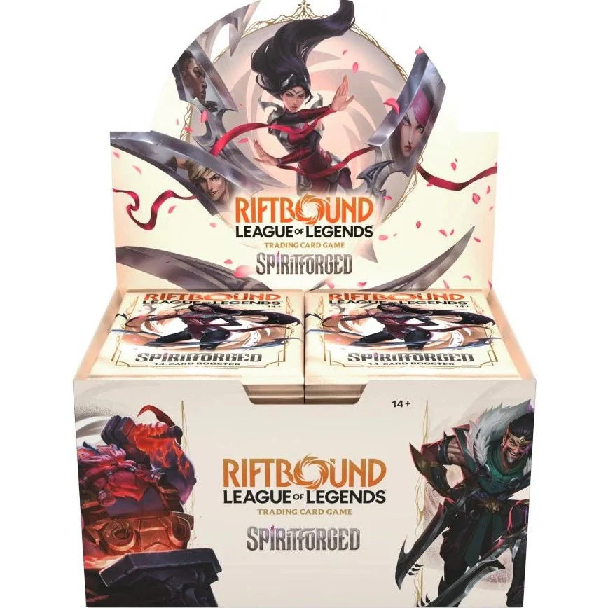 Riftbound League Of Legends Spiritforged Booster Box 24 Packs Trading Cards