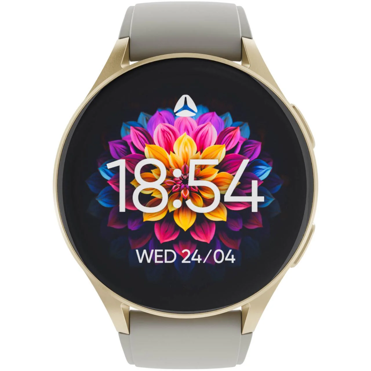 Ryze Gene Smart Watch (Slate Grey with Pink Band) - Image 2