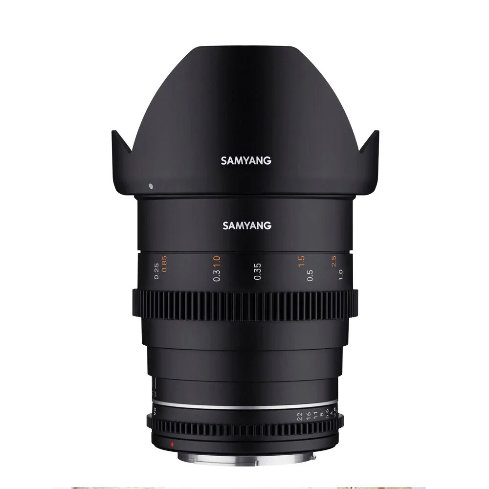 Samyang 24mm T1.5 MK2 VDSLR Lens For Canon RF Full Frame (Black) - Image 2