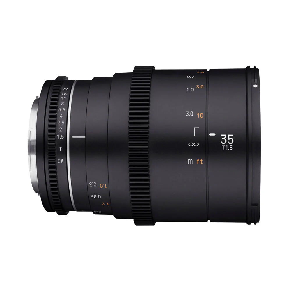 Samyang 35mm T1.5 MK2 VDSLR Lens For Canon RF Full Frame (Black) - Image 5