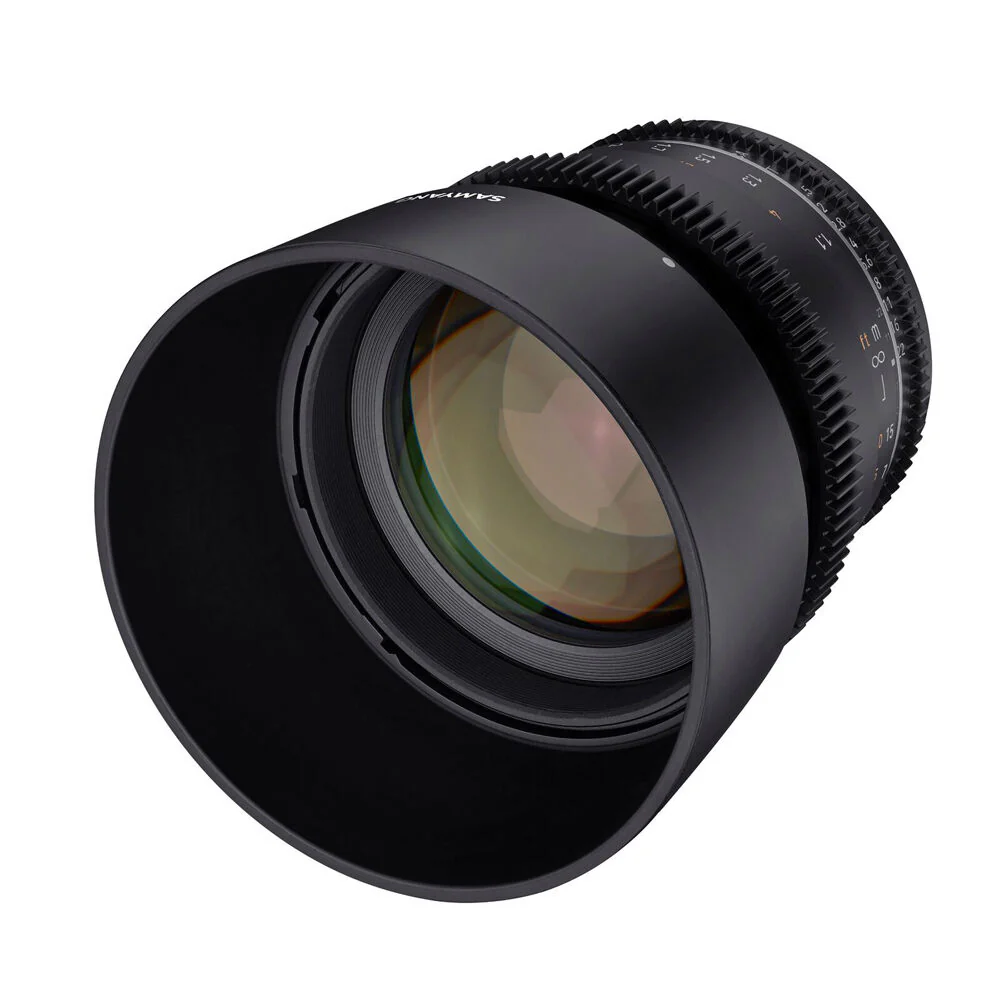 Samyang 85mm T1.5 MK2 VDSLR Lens For Canon RF Full Frame (Black)