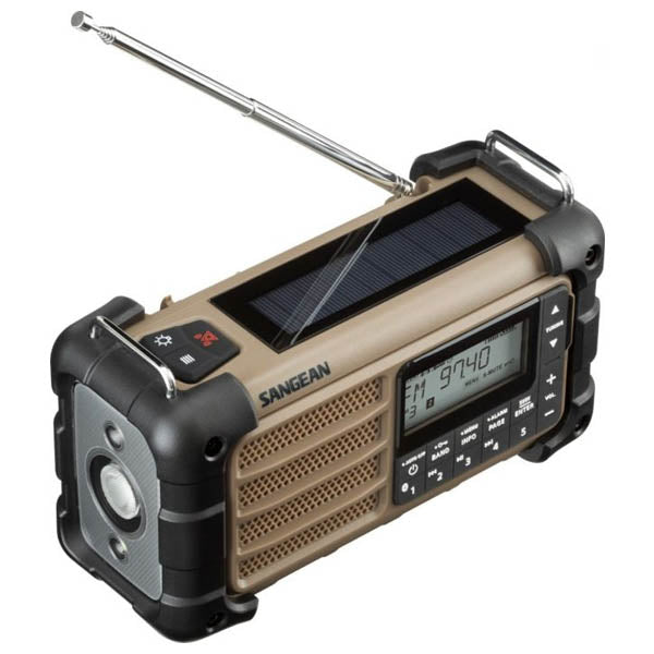 Sangean MMR-99 FM/AM Portable Radio (Desert Tan) - Image 5