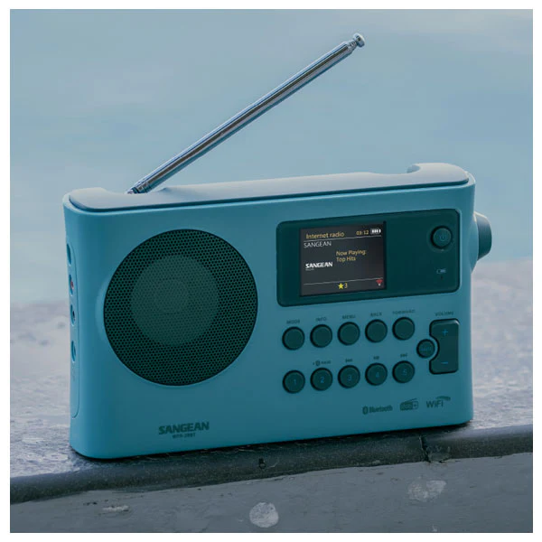 Sangean WFR-28BT DAB+ FM BT Portable Radio - Light Blue - Limited Edition - Image 5