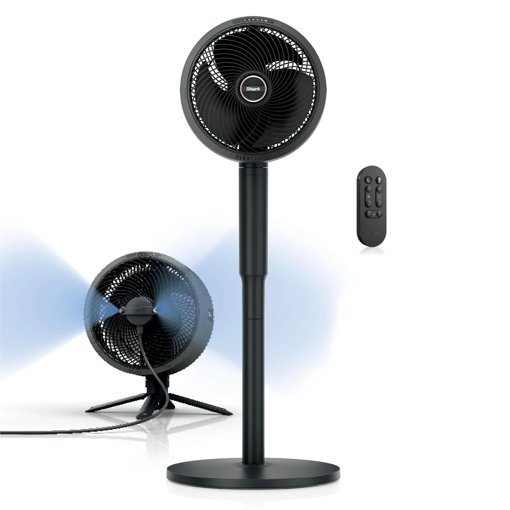 Shark FlexBreeze Pedestal Fan with InstaCool Misting Attachment - Image 6