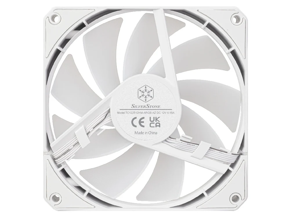 SilverStone 120mm ARGB PWM Fan (White) [3 Pack] - Image 5