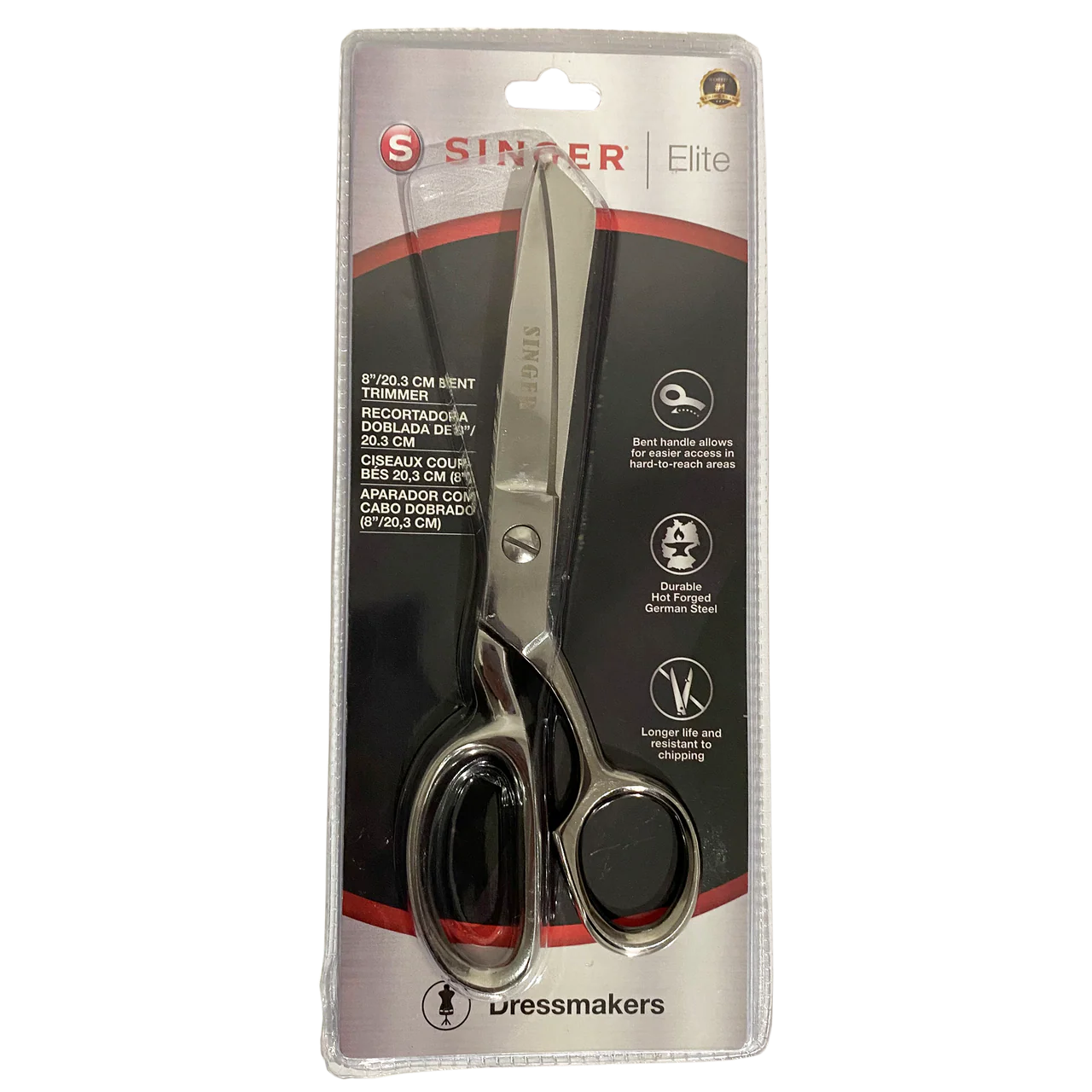 SINGER 8" Bent Shear Scissors - Image 3
