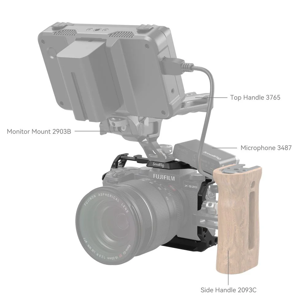 SmallRig Cage for Fujifilm X-S20 4230 - Image 6