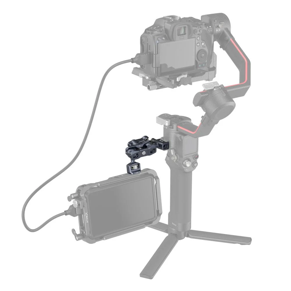 SmallRig Magic Arm with Dual Ball Heads (1/4â€-20 Screw and NATO Clamp) 3875 - Image 8