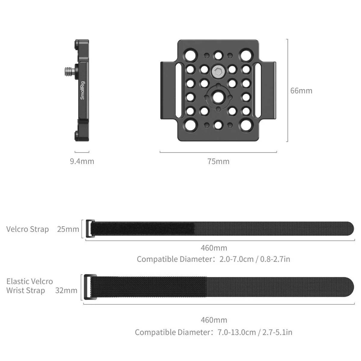 SmallRig Mount Plate for Zoom F3 MD4883 - Image 2