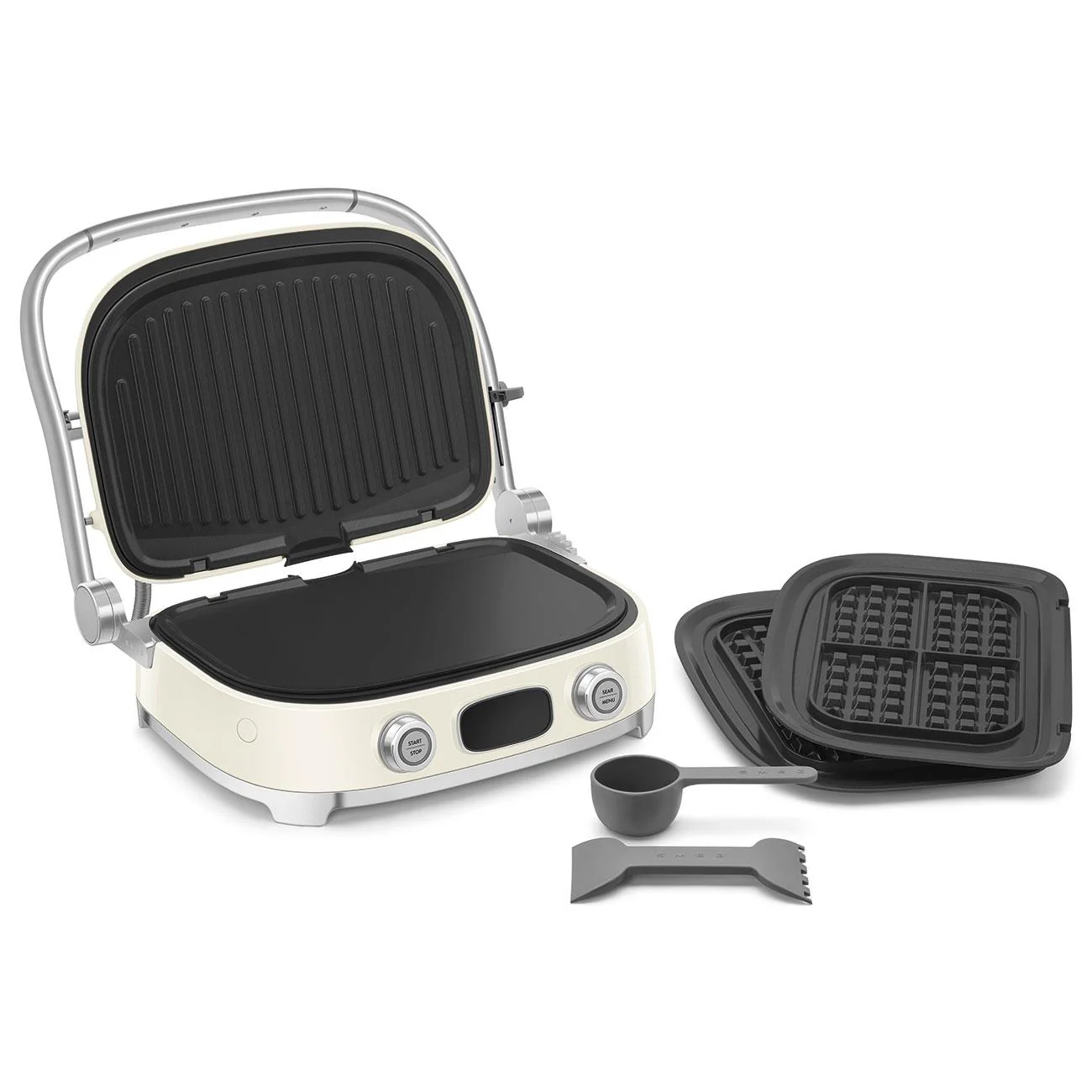 Smeg 50's Style Retro 3-in1 MultiGrill (Cream) - Image 11