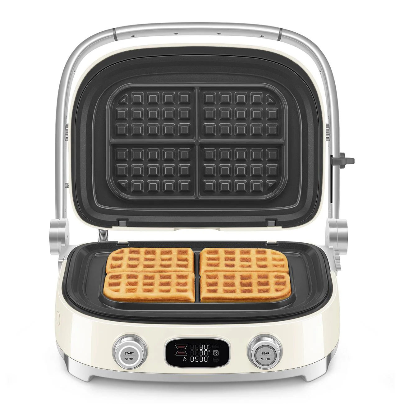 Smeg 50's Style Retro 3-in1 MultiGrill (Cream) - Image 9
