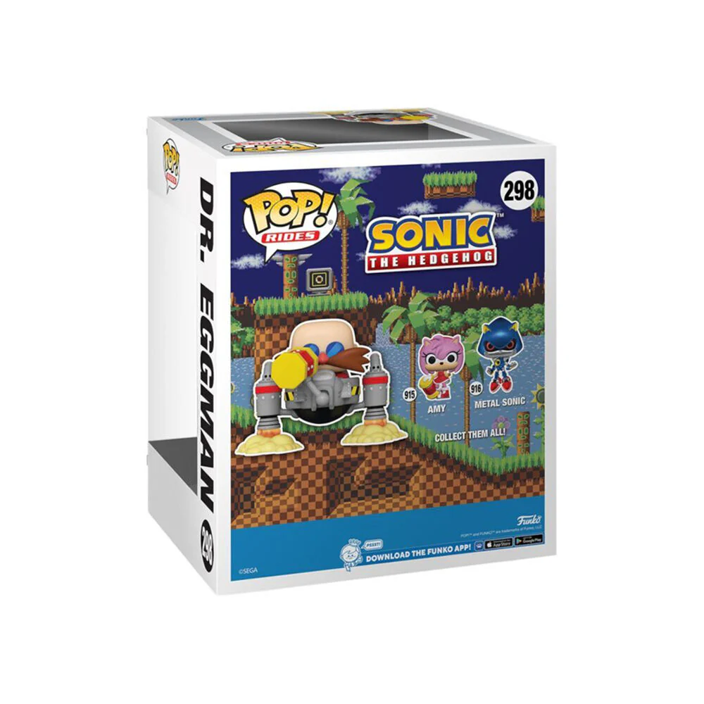 Sonic The Hedgehog Dr Eggman Villain Robot Pop Rides Vinyl Action Figure Toy - Image 2
