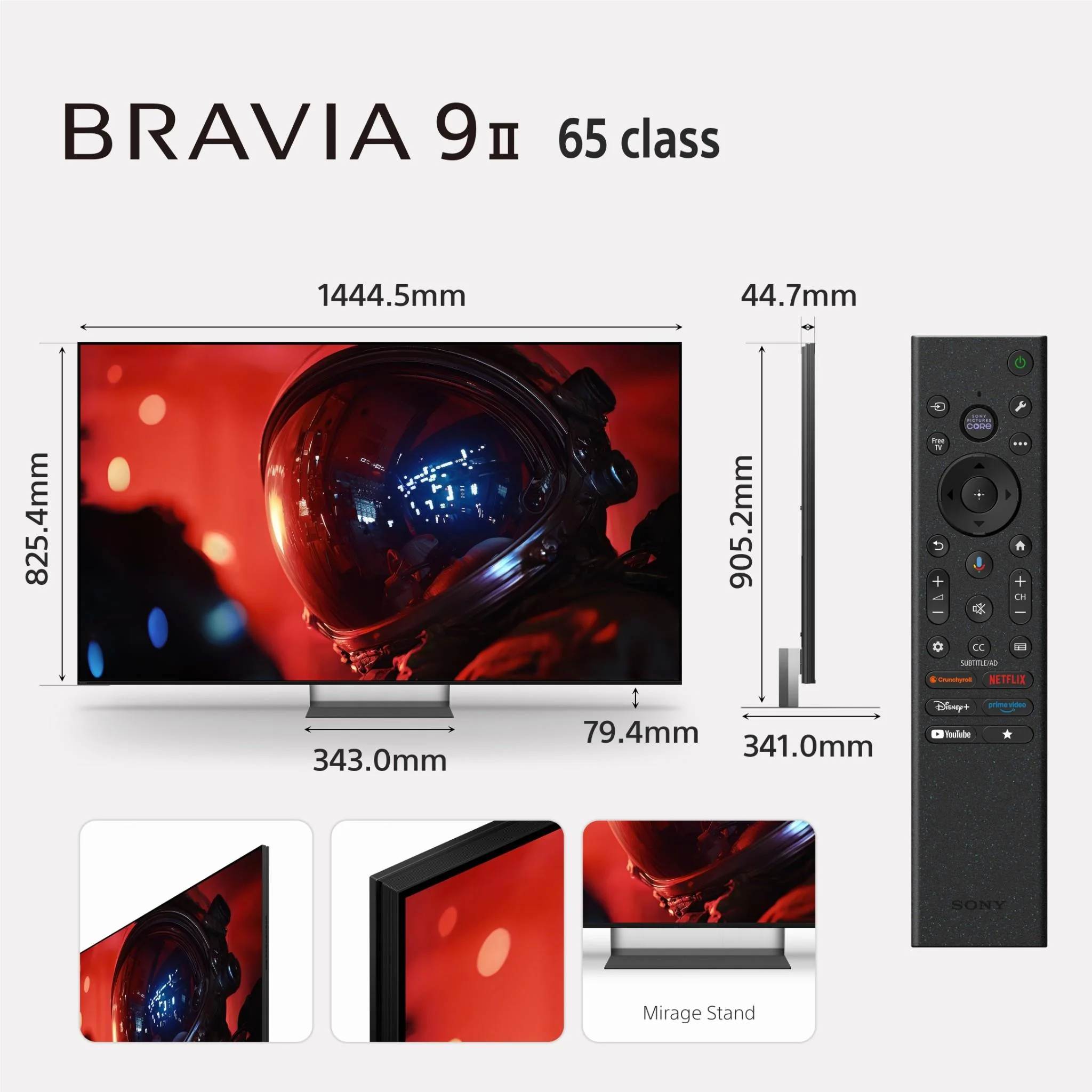 Sony 65" BRAVIA 9 II True RGB Mini-LED AI 4K Google TV [2026] - Image 12