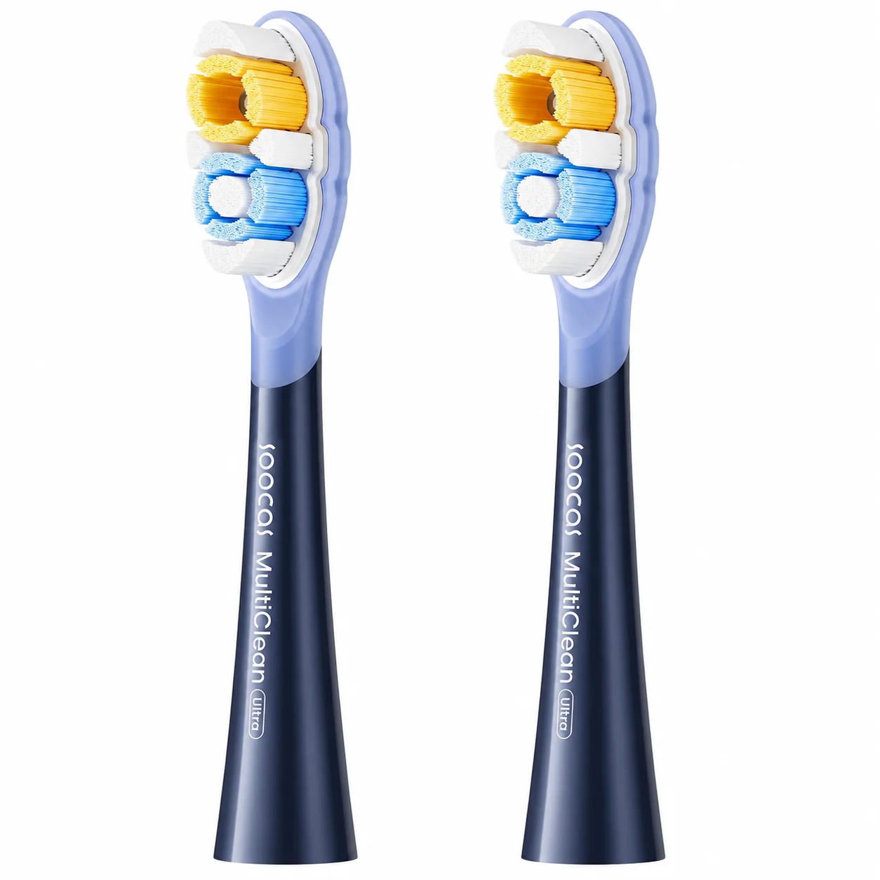 Soocas NEOS II & NEOS II Ultra Clean Toothbrush Head CV 2 Packs T04 (Midnight Blue) - Image 8