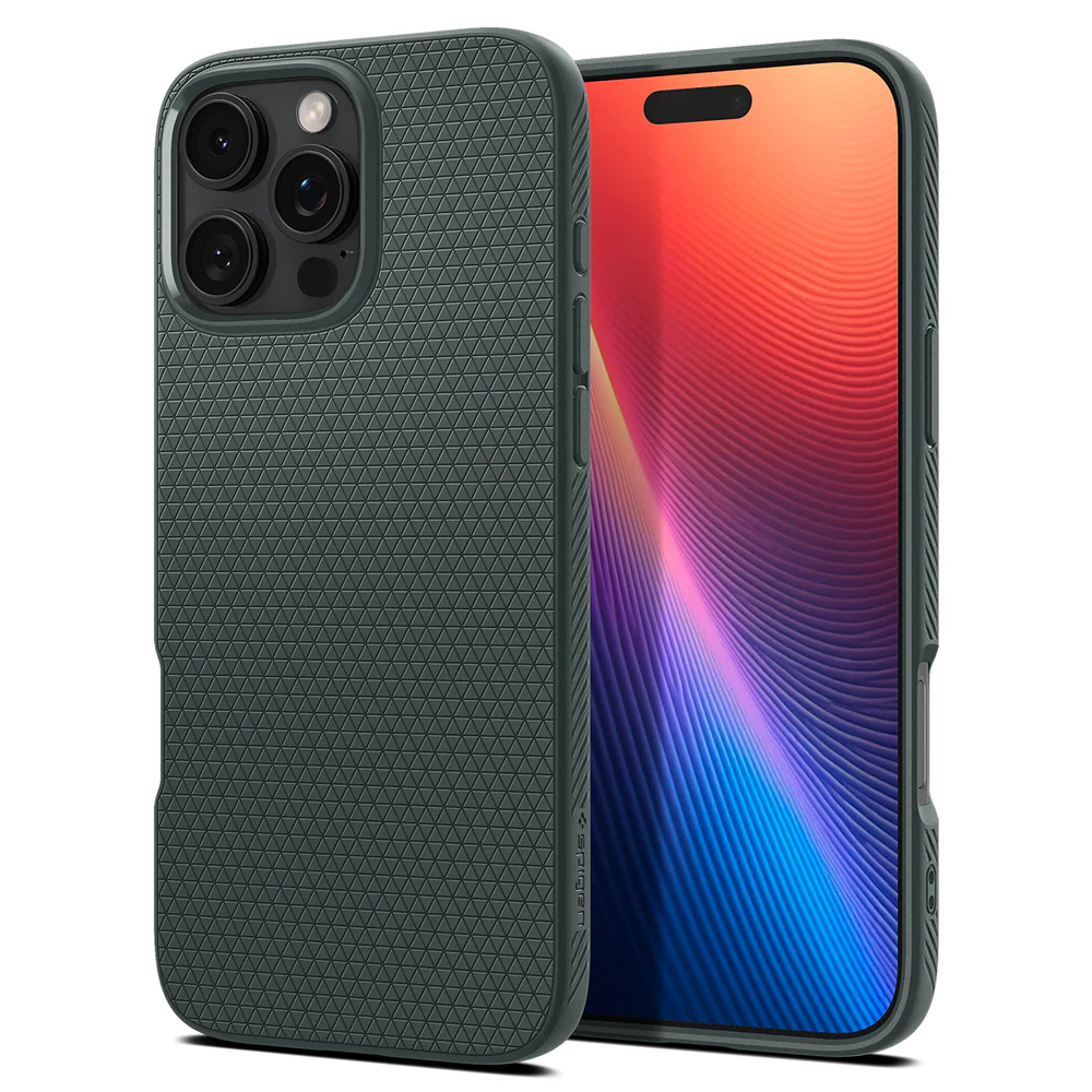 Spigen Apple iPhone 16 Pro Liquid Air Case - Abyss Green