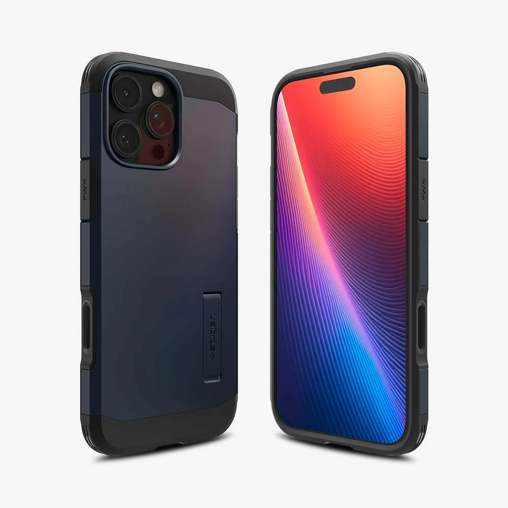 Spigen Apple iPhone 16 Pro Tough Armor T AI (MagFit) Case (Metal Slate) - Image 3