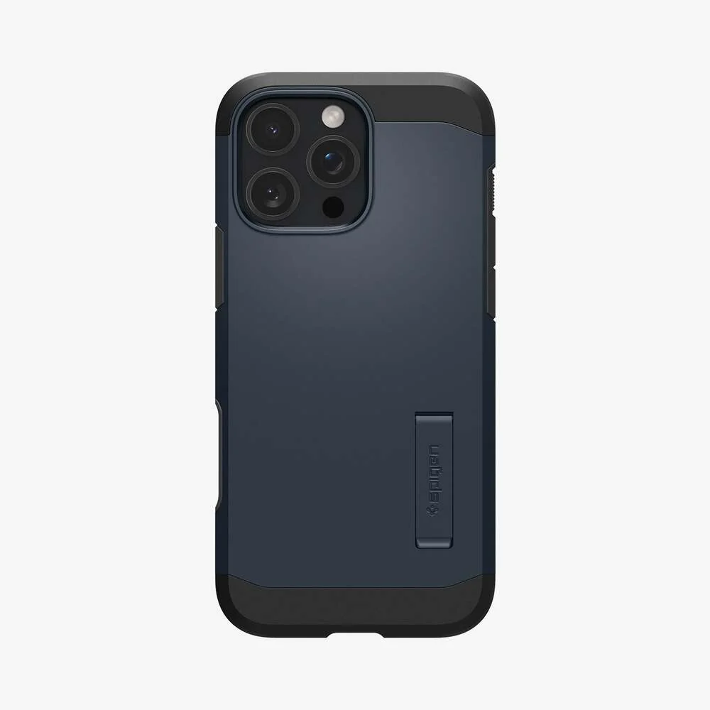 Spigen Apple iPhone 16 Pro Tough Armor T AI (MagFit) Case (Metal Slate) - Image 4