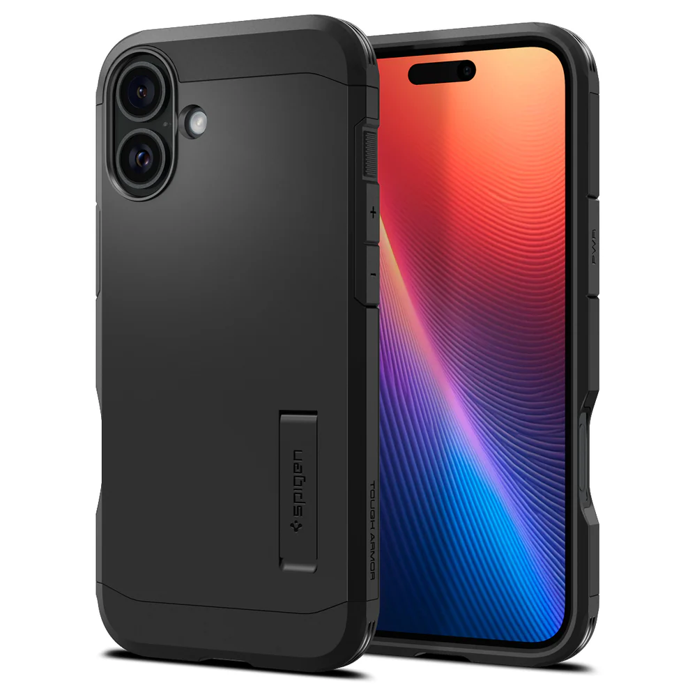 Spigen Apple iPhone 16 Tough Armor (MagFit) Case (Black) - Image 3