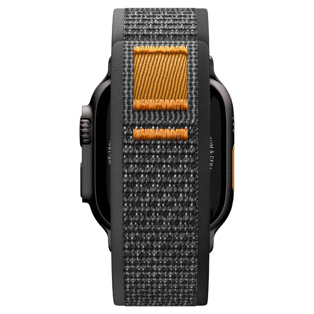 Spigen Apple Watch 49mm 46mm 45mm 44mm 42mm Athlex Air 2 Band (Active Black Orange) - Image 4