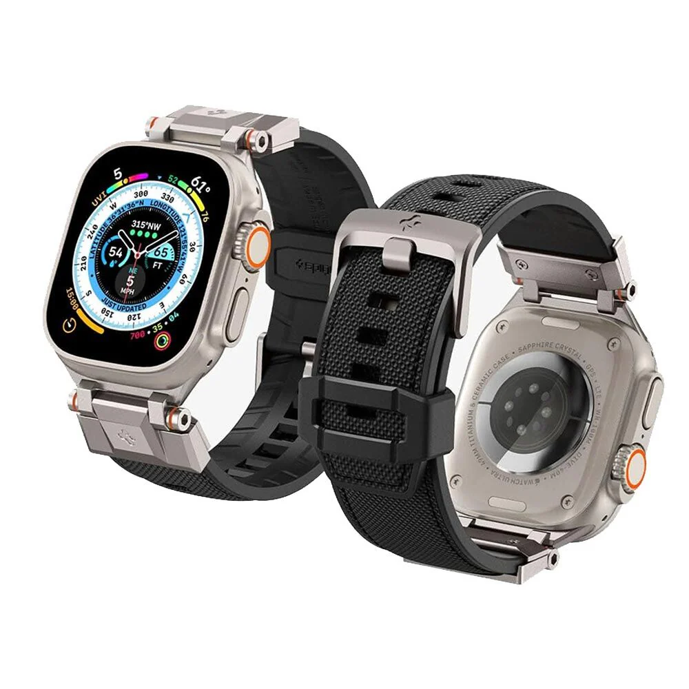 Spigen Apple Watch 49mm 46mm 45mm 44mm 42mm DuraPro Armor Band (Black)