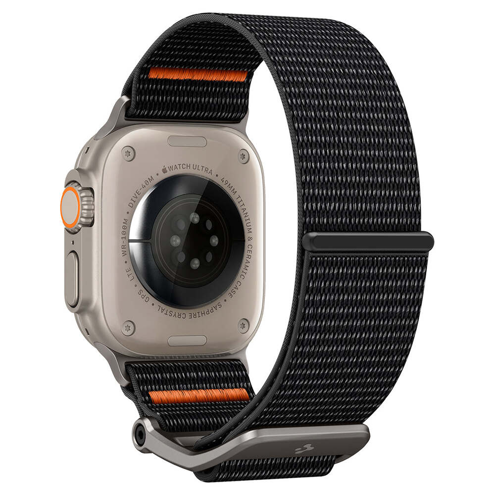 Spigen Apple Watch 49mm 46mm 45mm 44mm 42mm DuraPro Flex Ultra Band (Black) - Image 5