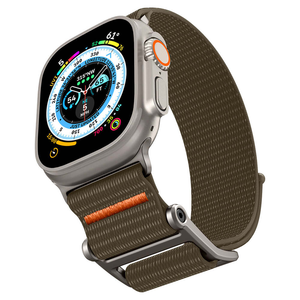 Spigen Apple Watch 49mm 46mm 45mm 44mm 42mm DuraPro Flex Ultra Band (Khaki) - Image 3