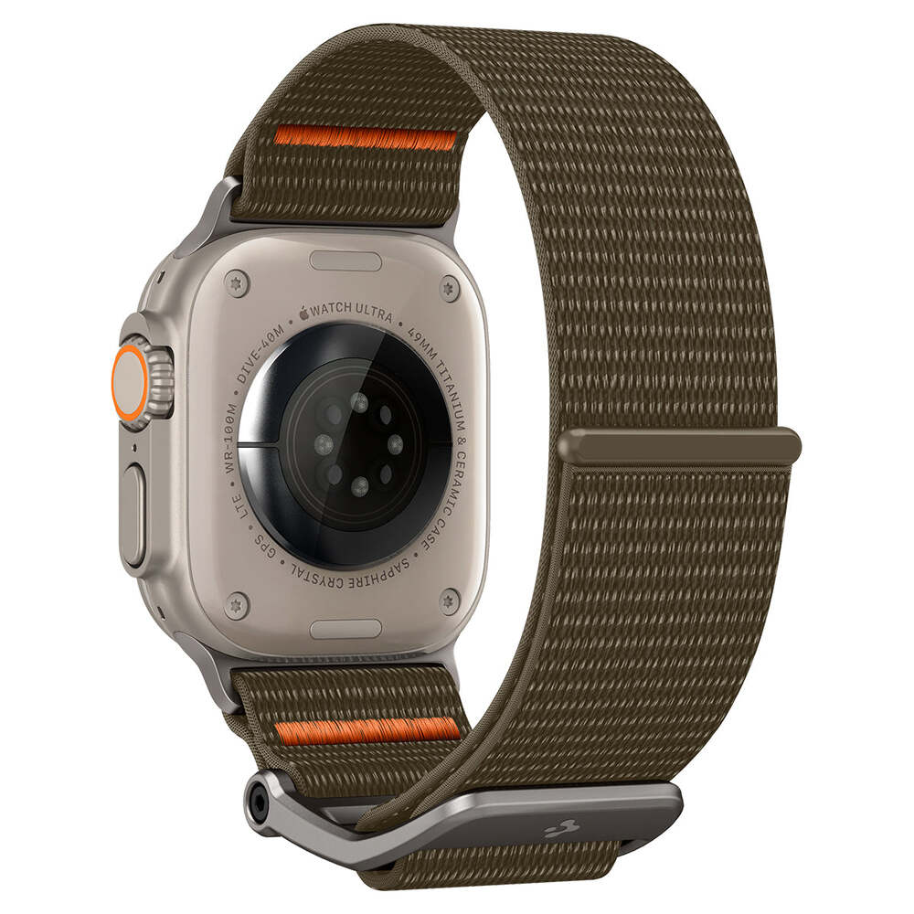 Spigen Apple Watch 49mm 46mm 45mm 44mm 42mm DuraPro Flex Ultra Band (Khaki) - Image 5