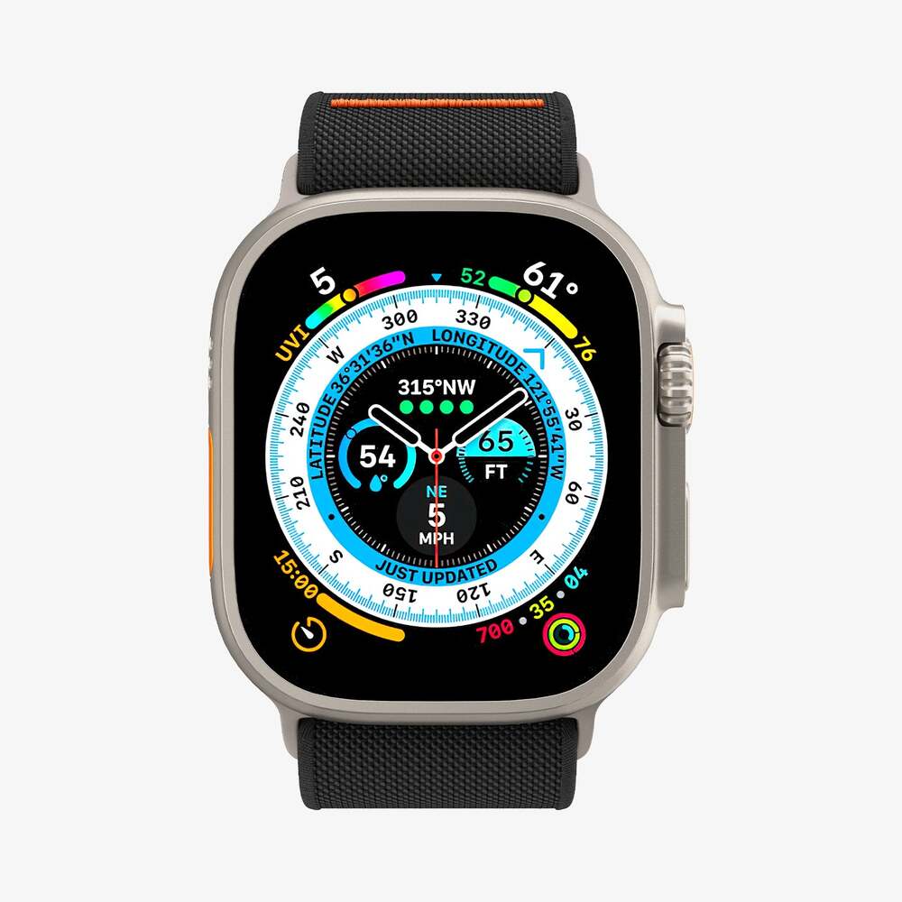 Spigen Apple Watch 49mm 46mm 45mm 44mm 42mm Lite Fit Ultra Band (Black) - Image 4