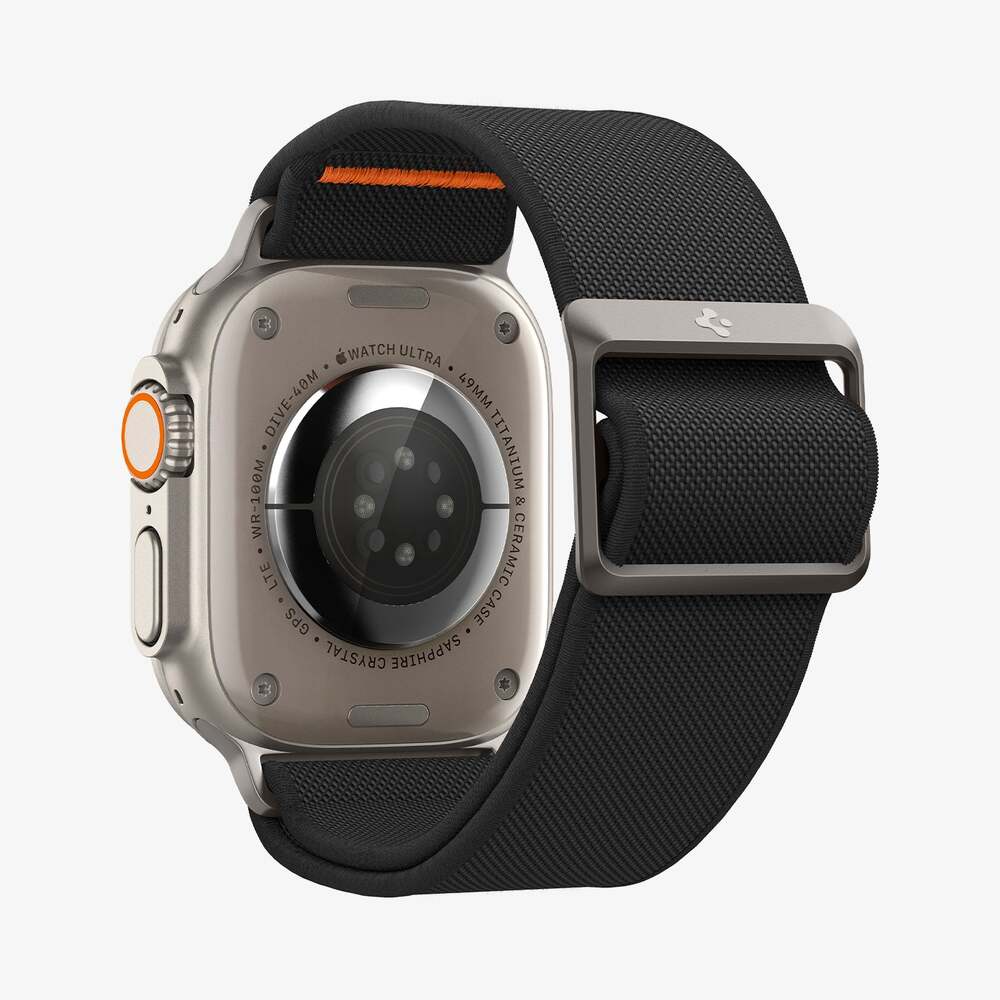 Spigen Apple Watch 49mm 46mm 45mm 44mm 42mm Lite Fit Ultra Band (Black) - Image 5