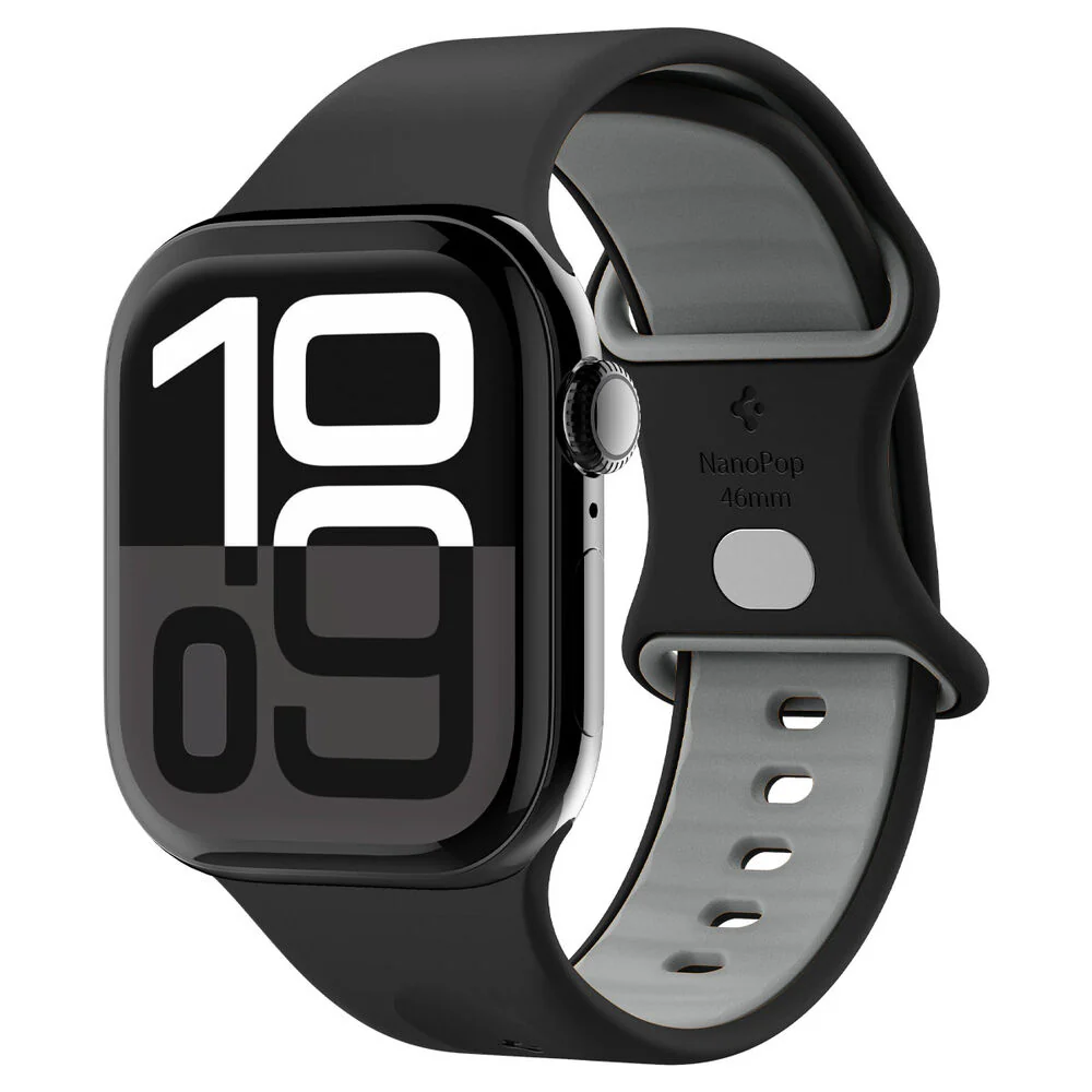 Spigen Apple Watch 49mm 46mm 45mm 44mm 42mm Nano Pop Band (Black Sesame)