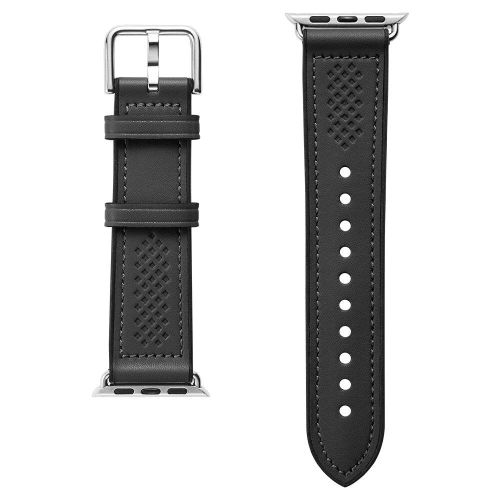 Spigen Apple Watch 49mm 46mm 45mm 44mm 42mm Retro Fit Band (Black) - Image 5